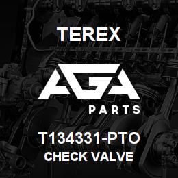 T134331-PTO Terex CHECK VALVE | AGA Parts