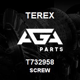T732958 Terex SCREW | AGA Parts