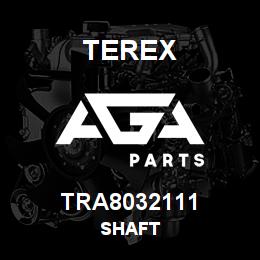 TRA8032111 Terex SHAFT | AGA Parts
