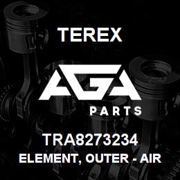TRA8273234 Terex ELEMENT, OUTER - AIR FILTER, UP TO S/NO. | AGA Parts