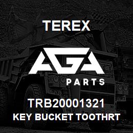 TRB20001321 Terex KEY BUCKET TOOTHRT | AGA Parts