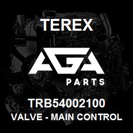 TRB54002100 Terex VALVE - MAIN CONTROL | AGA Parts