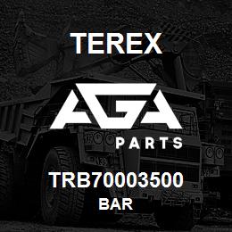 TRB70003500 Terex BAR | AGA Parts