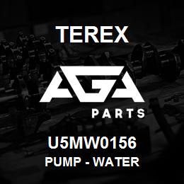 U5MW0156 Terex PUMP - WATER | AGA Parts