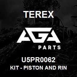 U5PR0062 Terex KIT - PISTON AND RING | AGA Parts