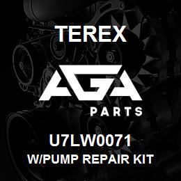 U7LW0071 Terex W/PUMP REPAIR KIT | AGA Parts