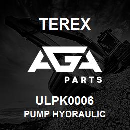 ULPK0006 Terex PUMP HYDRAULIC | AGA Parts
