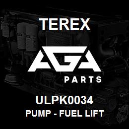 ULPK0034 Terex PUMP - FUEL LIFT | AGA Parts