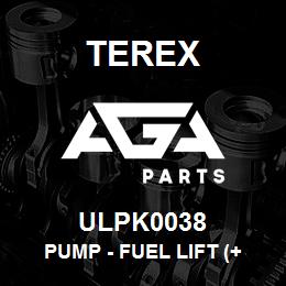 ULPK0038 Terex PUMP - FUEL LIFT (+ MOUNTING KIT) | AGA Parts