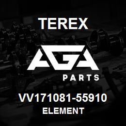 VV171081-55910 Terex ELEMENT | AGA Parts