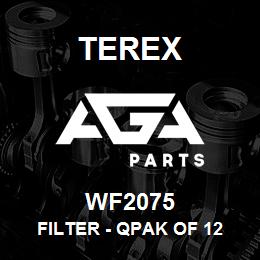 WF2075 Terex FILTER - QPAK OF 12 | AGA Parts