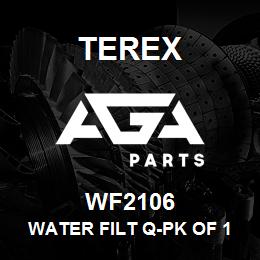 WF2106 Terex WATER FILT Q-PK OF 12 | AGA Parts