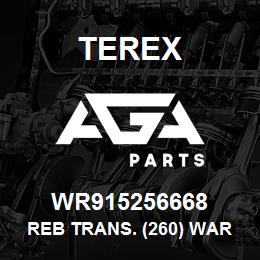 WR915256668 Terex REB TRANS. (260) WARRANTY | AGA Parts