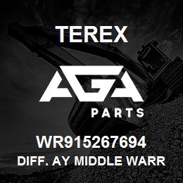 WR915267694 Terex DIFF. AY MIDDLE WARRANTY | AGA Parts