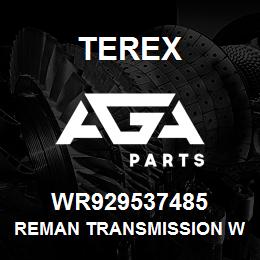 WR929537485 Terex REMAN TRANSMISSION WARRANTY | AGA Parts
