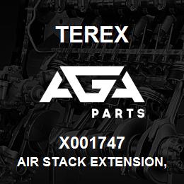 X001747 Terex AIR STACK EXTENSION, 5" O | AGA Parts