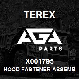 X001795 Terex HOOD FASTENER ASSEMBLY | AGA Parts
