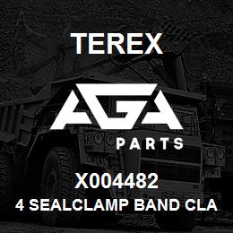 X004482 Terex 4 SEALCLAMP BAND CLAMP | AGA Parts