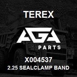 X004537 Terex 2.25 SEALCLAMP BAND CLAM | AGA Parts