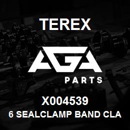 X004539 Terex 6 SEALCLAMP BAND CLAMP | AGA Parts