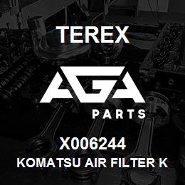 X006244 Terex KOMATSU AIR FILTER KIT | AGA Parts