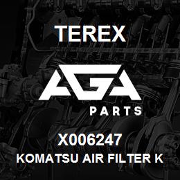 X006247 Terex KOMATSU AIR FILTER KIT | AGA Parts