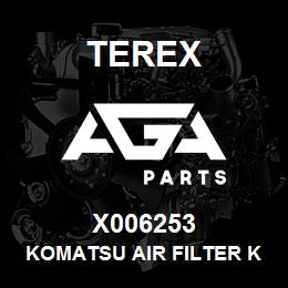 X006253 Terex KOMATSU AIR FILTER KIT | AGA Parts