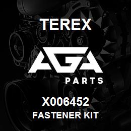 X006452 Terex FASTENER KIT | AGA Parts