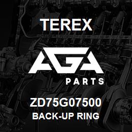 ZD75G07500 Terex BACK-UP RING | AGA Parts
