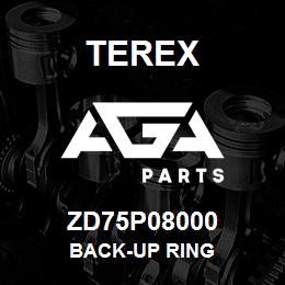 ZD75P08000 Terex BACK-UP RING | AGA Parts