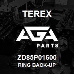 ZD85P01600 Terex RING BACK-UP | AGA Parts