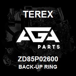 ZD85P02600 Terex BACK-UP RING | AGA Parts