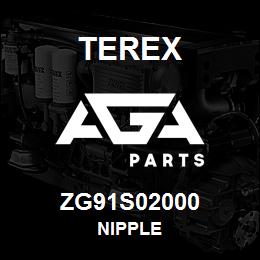 ZG91S02000 Terex NIPPLE | AGA Parts
