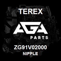 ZG91V02000 Terex NIPPLE | AGA Parts