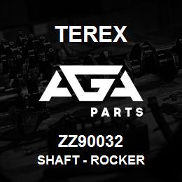 ZZ90032 Terex SHAFT - ROCKER | AGA Parts
