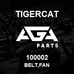 100002 Tigercat BELT,FAN | AGA Parts