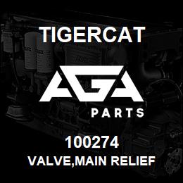 100274 Tigercat VALVE,MAIN RELIEF | AGA Parts