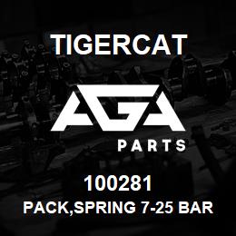 100281 Tigercat PACK,SPRING 7-25 BAR | AGA Parts