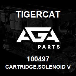 100497 Tigercat CARTRIDGE,SOLENOID VALVE | AGA Parts