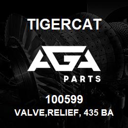100599 Tigercat VALVE,RELIEF, 435 BAR | AGA Parts