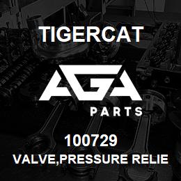 100729 Tigercat VALVE,PRESSURE RELIEF | AGA Parts