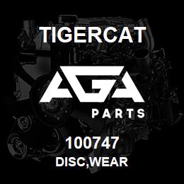 100747 Tigercat DISC,WEAR | AGA Parts