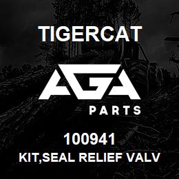100941 Tigercat KIT,SEAL RELIEF VALVE | AGA Parts