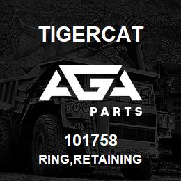 101758 Tigercat RING,RETAINING | AGA Parts