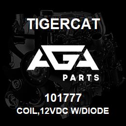 101777 Tigercat COIL,12VDC W/DIODE | AGA Parts