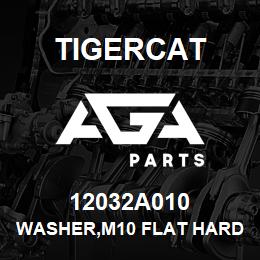 12032A010 Tigercat WASHER,M10 FLAT HARD YELLOW ZINC | AGA Parts