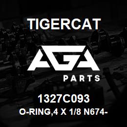 1327C093 Tigercat O-RING,4 X 1/8 N674-70 | AGA Parts