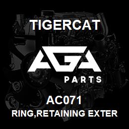 AC071 Tigercat RING,RETAINING EXTERNAL 65MM | AGA Parts