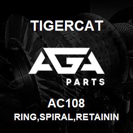 AC108 Tigercat RING,SPIRAL,RETAINING,INTERNAL 1 13/16" | AGA Parts
