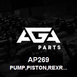 AP269 Tigercat PUMP,PISTON,REXR A4VG 71CC RH | AGA Parts